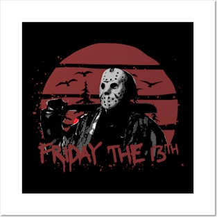 friday - jason horror vintage Posters and Art